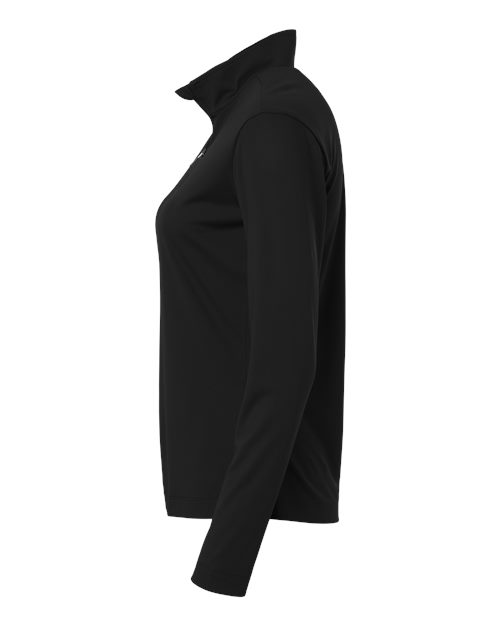 AllPro 41870L Pro-Lock Women's Performance Quarter-Zip Pullover #color_Black