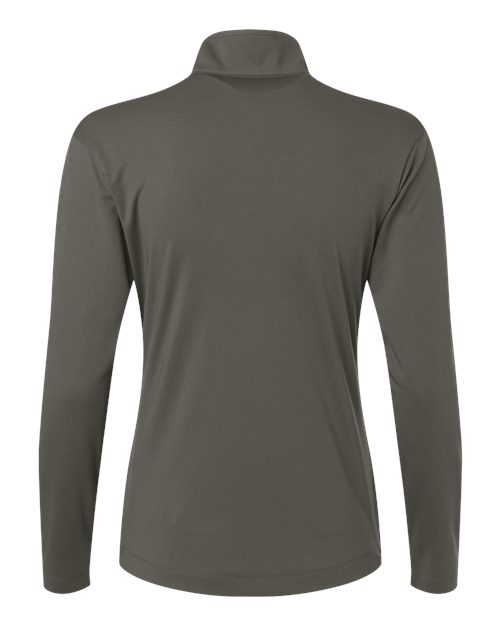 AllPro 41870L Pro-Lock Women's Performance Quarter-Zip Pullover #color_Charcoal