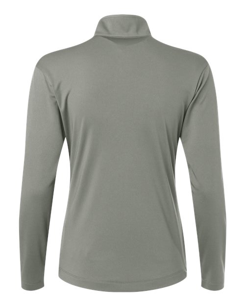 AllPro 41870L Pro-Lock Women's Performance Quarter-Zip Pullover #color_Greystone