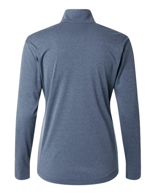 AllPro 41870L Pro-Lock Women's Performance Quarter-Zip Pullover #color_Heather Navy