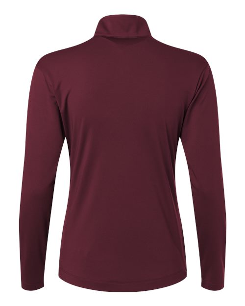 AllPro 41870L Pro-Lock Women's Performance Quarter-Zip Pullover #color_Maroon