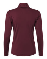 AllPro 41870L Pro-Lock Women's Performance Quarter-Zip Pullover #color_Maroon