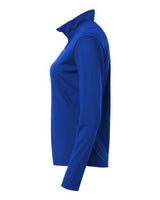 AllPro 41870L Pro-Lock Women's Performance Quarter-Zip Pullover #color_Royal