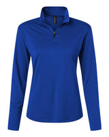 AllPro 41870L Pro-Lock Women's Performance Quarter-Zip Pullover #color_Royal