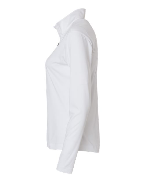 AllPro 41870L Pro-Lock Women's Performance Quarter-Zip Pullover #color_White