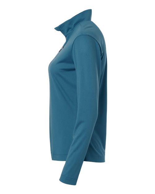 AllPro 41870L Pro-Lock Women's Performance Quarter-Zip Pullover #color_Pacific Blue