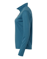 AllPro 41870L Pro-Lock Women's Performance Quarter-Zip Pullover #color_Pacific Blue