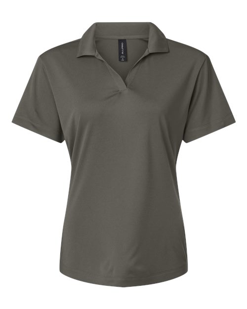 AllPro 41800L Pro-Lock Women's Performance Polo #color_Charcoal