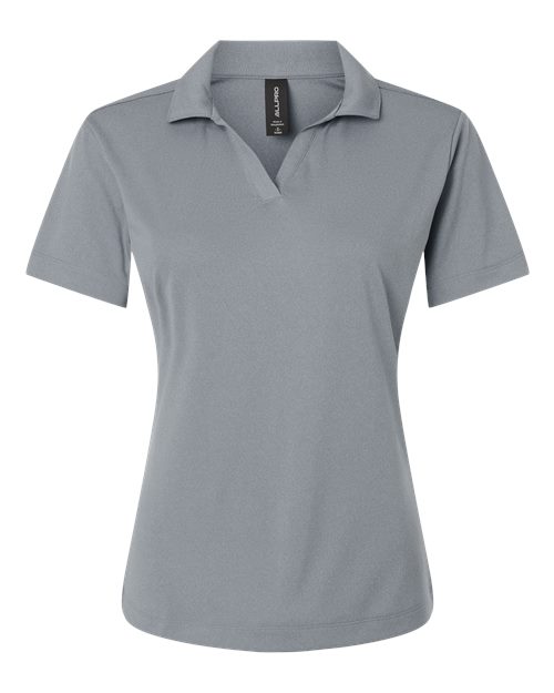 AllPro 41800L Pro-Lock Women's Performance Polo #color_Heather Steel