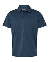 AllPro 4HM00 Performance Mélange Polo #color_Navy Melange