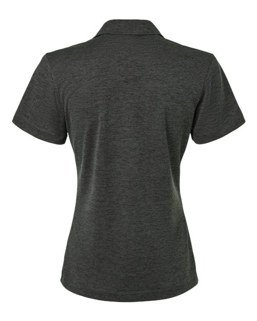 AllPro 4HM00L Women's Performance Mélange Polo #color_Black Melange