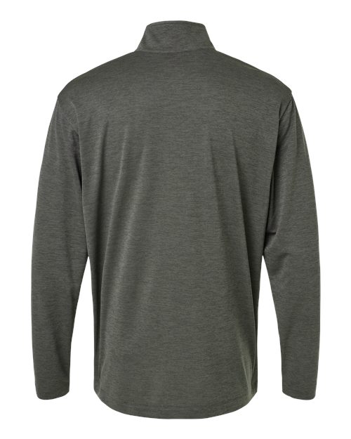 AllPro 4HM700 Performance Mélange Quarter-Zip Pullover #color_Charcoal Melange