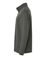 AllPro 4HM700 Performance Mélange Quarter-Zip Pullover #color_Charcoal Melange