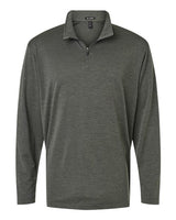 AllPro 4HM700 Performance Mélange Quarter-Zip Pullover #color_Charcoal Melange