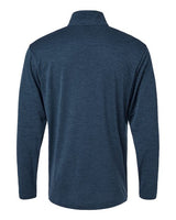 AllPro 4HM700 Performance Mélange Quarter-Zip Pullover #color_Navy Melange