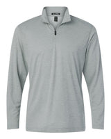 AllPro 4HM700 Performance Mélange Quarter-Zip Pullover #color_Silver Melange