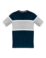 Badger 4980 United T-Shirt #color_Navy/ Oxford/ White