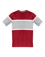 Badger 4980 United T-Shirt #color_Red/ Oxford/ White