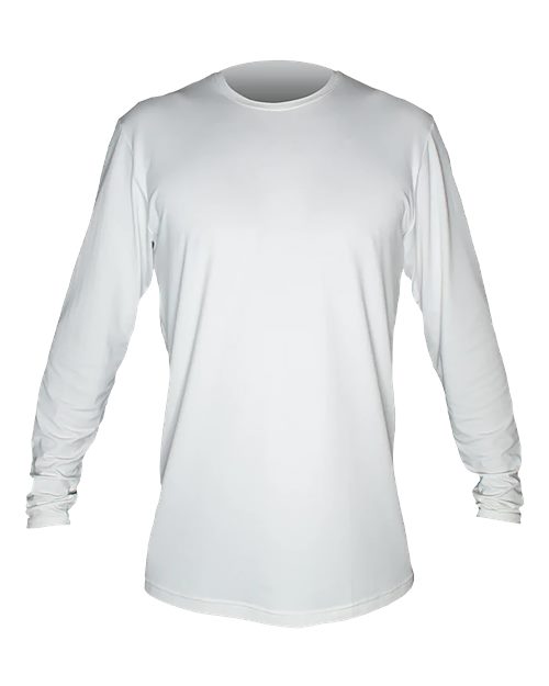 ANETIK MVLPRL8 Low Pro Tech Long Sleeve T-Shirt #color_White Heathered