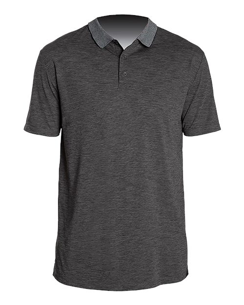 ANETIK MPTNTS0 Transit Tech Polo #color_Charcoal Heathered