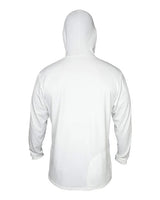 ANETIK MVLPRH8 Low Pro Tech Hooded Long Sleeve T-Shirt #color_White Heathered