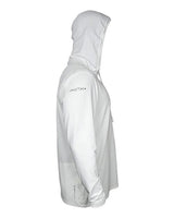 ANETIK MVLPRH8 Low Pro Tech Hooded Long Sleeve T-Shirt #color_White Heathered