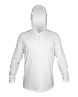 ANETIK MVLPRH8 Low Pro Tech Hooded Long Sleeve T-Shirt #color_White Heathered