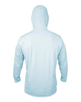 ANETIK MVLPRH8 Low Pro Tech Hooded Long Sleeve T-Shirt #color_Sky Heathered