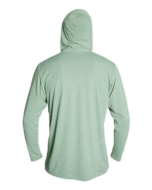 ANETIK MVLPRH8 Low Pro Tech Hooded Long Sleeve T-Shirt #color_Olive Heathered