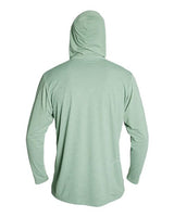 ANETIK MVLPRH8 Low Pro Tech Hooded Long Sleeve T-Shirt #color_Olive Heathered