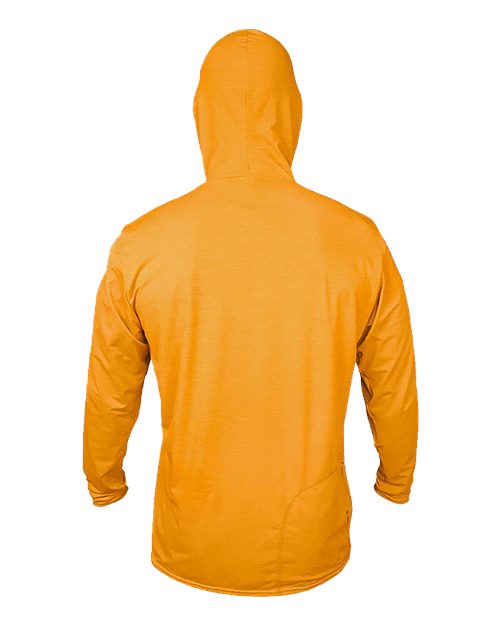 ANETIK MVLPRH8 Low Pro Tech Hooded Long Sleeve T-Shirt #color_Phoenix Heathered