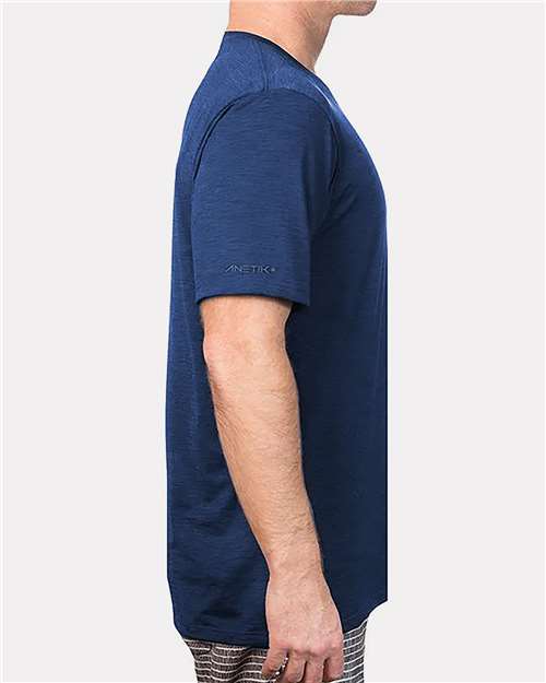 ANETIK MVLPRS8 Low Pro Tech T-Shirt #color_Navy Heathered
