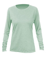 ANETIK WSBRZL0 Women's Breeze Tech Long Sleeve T-Shirt #color_Olive Heathered