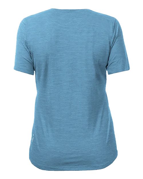 ANETIK WSBRZS0 Women's Breeze Tech T-Shirt #color_Bahama Heathered