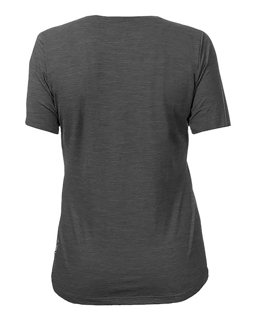 ANETIK WSBRZS0 Women's Breeze Tech T-Shirt #color_Charcoal Heathered