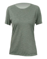 ANETIK WSBRZS0 Women's Breeze Tech T-Shirt #color_Dark Olive Heathered