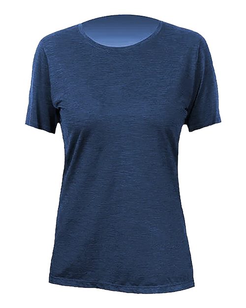ANETIK WSBRZS0 Women's Breeze Tech T-Shirt #color_Navy Heathered