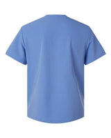 Jaanuu M10002 Platt 3-Pocket Scrub V-Neck Top #color_Ceil Blue