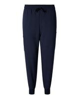Jaanuu M20002 Osmo 8-Pocket Scrub Joggers #color_Midnight Navy