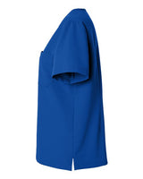 Jaanuu W10001 Women's Rhena Essential 1-Pocket Scrub V-Neck Top #color_Royal Blue