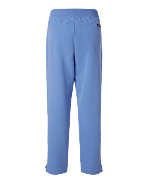 Jaanuu W20001 Women's Xenos Essential Knit-Waist Scrub Pants #color_Ceil Blue