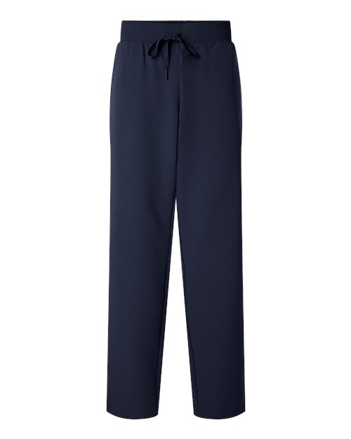 Jaanuu W20001 Women's Xenos Essential Knit-Waist Scrub Pants #color_Midnight Navy