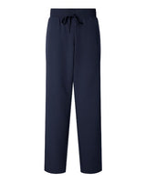 Jaanuu W20001 Women's Xenos Essential Knit-Waist Scrub Pants #color_Midnight Navy