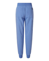 Jaanuu W20003 Women's Silex Knit-Waist Scrub Joggers #color_Ceil Blue