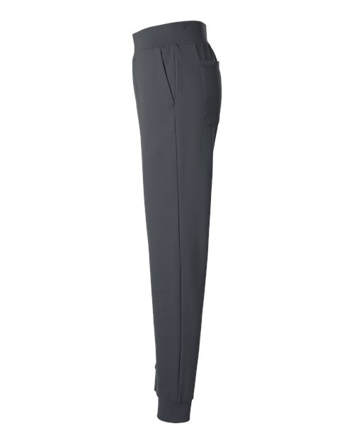 Jaanuu W40001 Women's Rubi Ultrasoft Scrub Joggers #color_Carbon Grey