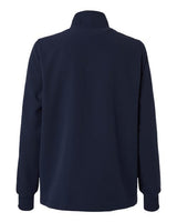 Jaanuu W60001 Women's Ceri Essential Full-Zip 6-Pocket Scrub Jacket #color_Midnight Navy