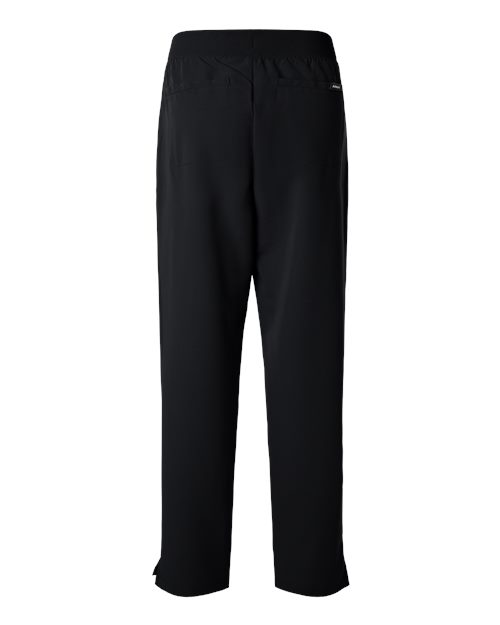 Jaanuu W20001P Women's Xenos Essential Knit-Waist Scrub Pants - Petite Sizes #color_Black