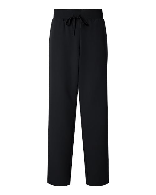 Jaanuu W20001P Women's Xenos Essential Knit-Waist Scrub Pants - Petite Sizes #color_Black