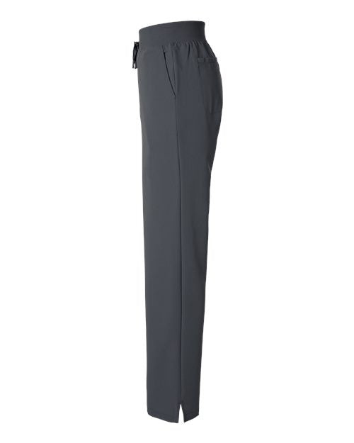 Jaanuu W20001P Women's Xenos Essential Knit-Waist Scrub Pants - Petite Sizes #color_Carbon Grey