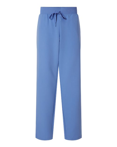 Jaanuu W20001P Women's Xenos Essential Knit-Waist Scrub Pants - Petite Sizes #color_Ceil Blue
